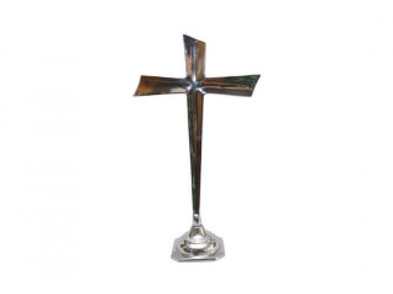 CRUZ FINA CON BASE EXT GDE CRUCES EN PEWTER